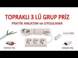 Topraklı priz nasıl bağlanır, tekli prizi 2li, 3lü prize dönüştürme nasıl yapılır? Youtube Prizler Teknik Videolar
