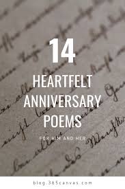 14 Heartfelt Anniversary Poems For Him And Her 365canvas Blog Anniversary Poems For Him Anniversary Poems Anniversary Poems For Husband