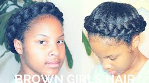 Both styles are ideal for keeping natural hair healthy. Crown Halo Braid Simple Natural Hair Youtube