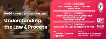 This new regime is expected to herald a paradigm shift in the way business is conducted in the country. Clj Live Webinar Competition Law Understanding The Law Process Https Www Cljlaw Com Store Events Competition Law Speaker Dr Mohd Johan Lee Senior Partner J Lee Associates Session 1 Analysis Of Competition Law In Malaysia Date