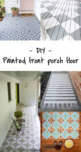 Diy To Try Painted Front Porch Floor Ohoh Deco Diy House Renovations Painted Porch Floors Decor Hacks Diy