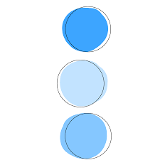 Aesthetic Circle Circles Colors Blue Paper Background Texture Powerpoint Background Design Aesthetic Stickers