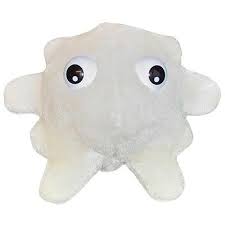 Peluche De Globulo Blanco Giant Microbes Plush Get Well Soon Gifts