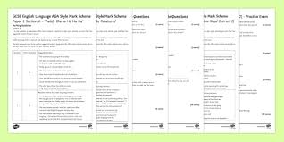 Aqa P1 Reading Booklet 3 Mini Exam Pack Aqa P1 Reading Booklet Paper One Exam Preparation Revision Aqa English Aqa Aqa English Language