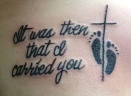 See more ideas about footprints in the sand tattoo, footprint tattoo, poem tattoo. Pin On Tatted And Pierced