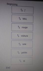 The spider disappeared under the chest of drawers. Help Put The Following Words In The Correct Order Pay Attention To The Adjective Placement Help Brainly Com
