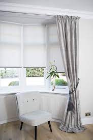 Curtains Blinds Bay Windows Curtains For Bay Windows London Uk Bay Window Living Room Curtains Living Room Living Room Blinds