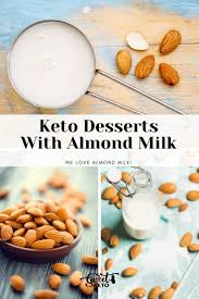 How to make almond milk ice cream at home, with so many delicious flavor options! Keto Desserts With Almond Milk My Sweet Keto