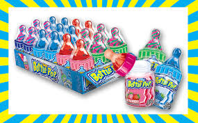 Baby Bottle Pop Flavored Lollipops With Candy Powder Candymania