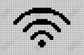 Wifi Pixel Art Pixel Art Lego Art Pixel Art Design