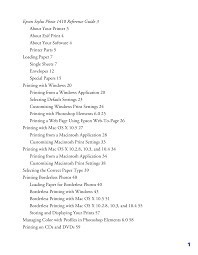 Provides a general overview and specifications of the epson stylus photo 1400 / 1410 chapter 2. Https Files Support Epson Com Pdf Pho141 Pho141rf Pdf