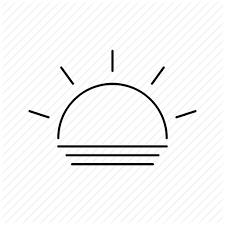 Sun Sunrise Sunset Beach Holiday Summer Weather Icon Download On Iconfinder Weather Icons Sunrise Icon