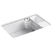 Overmount vs undermount kitchen sinks. Kohler K 5871 5ua3 Build Com In 2020 Cast Iron Kitchen Sinks Modern Kitchen Cabinets Kitchen Sink Options