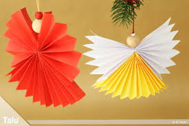 Papierengel Basteln Anleitung Fur Einen Engel Aus Papier Talu De Basteln Weihnachten Basteln Basteln Anleitung