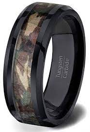 Military Men S Wedding Rings Camo Black Tungsten Carbide Groom S Band Mens Wedding Ring Jewelry Men Sz 7 5 13 Camouflage Gift Gifts Army Navy Air Force Marine Black Tungsten Rings Mens