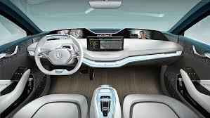 Hd Wallpaper 4k Skoda Vision X Electric Car Interior Vehicle Interior Wallpaper Flare