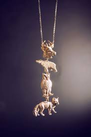 Spirit Animal Totem Necklace Animal Totem Necklace Animal Jewelry Pet Necklace