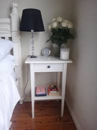 Hemnes Nightstand White Stain 18 1 8x13 3 4 Ikea Side Tables Bedroom Bedroom Night Stands Small Nightstand