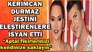 Kerimcan durmaz ruj vs pastel ruj slime challenge! Kerimcan Durmaz Jestini Elestirenlere Isyan Etti Ucankus
