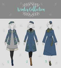 Pixiv is a social media platform. Open 2 3 Winter Outfit Collection Adoptable By Rosariy On Deviantart Fashion Design Drawings Anime Outfits Art Clothes