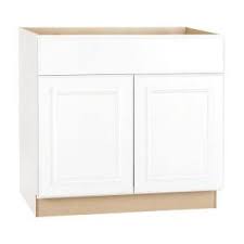Hampton satin white raised panel stock assembled base kitchen cabinet with drawer glides (36 in. Hampton Bay Hampton Assembled 30x34 5x24 In Base Kitchen Cabinet With Ball Bearing Drawer Glides In Cognac Kb30 Cog Base Cabinets Kitchen Cabinets Hampton Bay