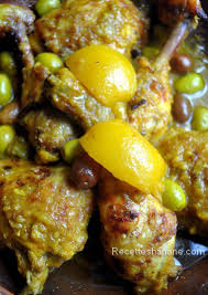 Poulet Aux Olives Et Au Citron Confit A La Marocaine Recettes By Hanane