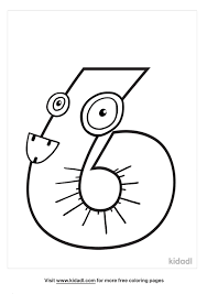 Keep your kids busy doing something fun and creative by printing out free coloring pages. Number 6 Coloring Pages Free Numbers Coloring Pages Kidadl