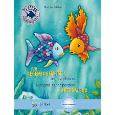Heute habe ich einmal den boesemans regenbogenfisch für euch vorbereitet! Der Regenbogenfisch Lernt Verlieren Deutsch Italienisch Ausgabe Marcus Pfister Mytoys