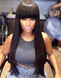 So Nice Love This Full Bangs Long Hair Styles Hair Styles Straight Hairstyles