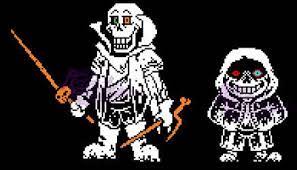 Dustbelief Papyrus And Dusttale Sans By Picnickingdom Papyrus San Undertale