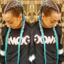 Mohawk braids are an easy way to try the shaved style without committing to actually cutting your hair. Braiding Hair Braids With Hair Extensions