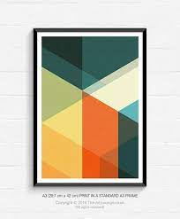 Geometric print mid century modern geometric print ▲ perfect print results ▲ geometric art for home office decor this is a great wall decor, a modern art poster that will cheer up. Dawn Fragments Print A Warm Abstract Design Inspired By The Colours Of An Early Breaking Dawn The Des Modern Geometric Art Modern Art Abstract Geometric Art