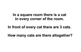 How to furnish a rectangular room. In A Square Room There Are 4 Cats Riddle Answer Solved Gadget Grasp