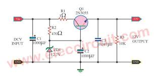 Simple voltage diode regulator, therefore found limited application only to drive low load. Pin On Electronics