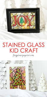 Christmas Kid Craft Stained Glass Windows Frog Prince Paperie Christmas Crafts For Kids Advent Crafts Stained Glass Crafts