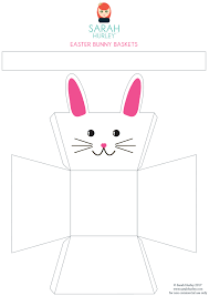 Start out by printing out. Printable Easter Bunny Baskets Sarah Hurley Blog