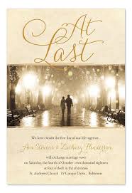 At Last Photo Wedding Invitations Wedding Invitations With Pictures Wedding Invitations