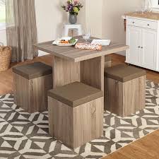 5 Piece Storage Dining Set Dengan Gambar Meja Makan Bulat Meja Makan Desain Kamar