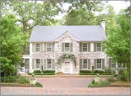 Elegant Georgian White Washed Brick Old Mountain Brook Home Built In 1935 On Balmoral Road Mountain B Exterior Brick Whitewash Brick House White Brick Houses