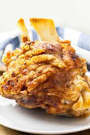 · put the meat in a large pan, cover with cold water and bring to the boil, . German Pork Hock Schweinshaxe Recipe Plated Cravings