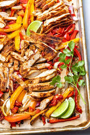 Oven Baked Chicken Fajitas