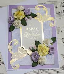 Elegant Birthday Cards For Women Elegant Birthday Card Card For Her Friend Birthday Card Birthday Cards For Friends Unique Handmade Cards Birthday Cards