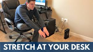 Sitting all day at the office causes back pain for millions of people. 3 Chair Stretches For Lower Back Pain Stretch At Your Desk Youtube