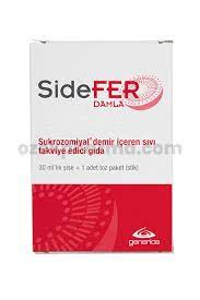 sidefer damla 30 ml ozekpharma com
