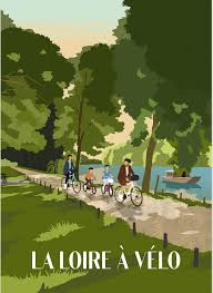 Affiche La Loire à vélo, déco murale | L'Afficherie
