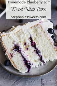 Blueberry Jam And Cream Cake Recipe Homemade Cakes Blueberry Jam Cream Cake