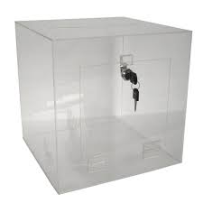 I use lucky draw box for the equipment. Acrylic Lucky Draw Box C W Key The Stationery Shop Equipping Offices In Singapore Since 1993