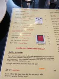 Menu Card 1 Picture Of Bhojohori Manna Puri Tripadvisor