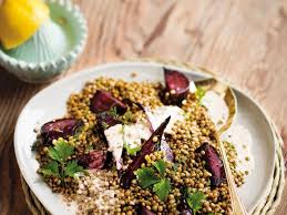 Salade De Lentilles Et De Betterave Betterave Recette Salade De Lentilles Salade De Printemps