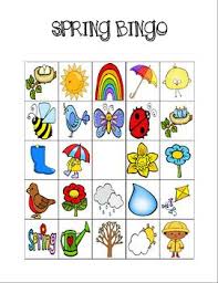 Summer Free Printable Bingo Cards For Kids Spring Custom Bingo Printables Color And Bw Bingo Cards Printable Bingo Spring Activities